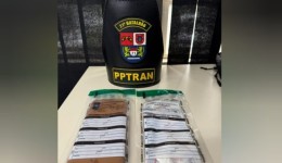 Equipe trânsito da PM prende homem por tráfico de drogas