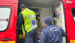 Adolescente atropela PM durante fuga e é apreendido