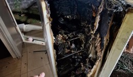 Princípio de incêndio atinge residência no bairro São Cristóvão