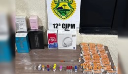Dois homens são presos com medicamentos contrabandeados e eletrônicos na PR-280