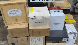 BPFRON apreende quase 200 garrafas de vinho estrangeiro em ônibus interestadual