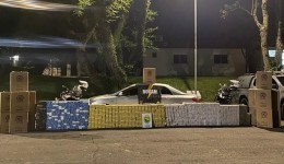 Polícia apreende mais de 1,8 mil maços de cigarros contrabandeados