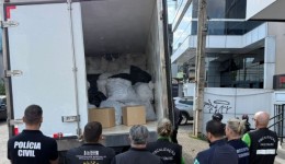 Nike, Adidas e outras marcas: R$ 1,2 milhão em produtos falsificados apreendidos no Oeste de SC