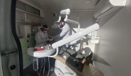 Primeiro atendimento da Odontomóvel  é realizado no Município