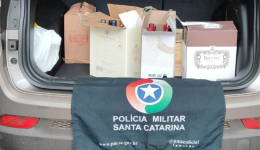 Polícia Militar apreende 62 garrafas de vinho descaminhada da Argentina