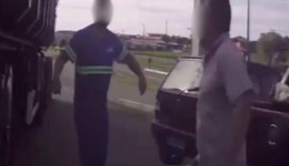 Caminhoneiro é morto a facadas na BR-282 após briga de trânsito