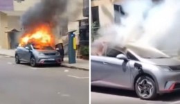 BYD Dolphin: dono faz ‘gambiarra’ e provoca 1º incêndio do carro elétrico no Brasil