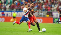 Bahia vence o Bragantino na Fonte Nova e segue invicto no Brasileirão