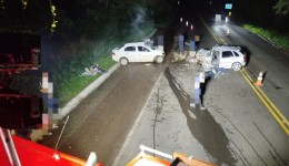 Acidente na BR-282, em Maravilha, deixa um morto e dois feridos na noite de sexta-feira (11)