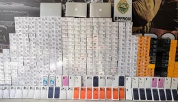 BPFRON apreende carga milionária de eletrônicos estrangeiros sem nota fiscal