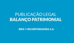 Balanço Patrimonial
