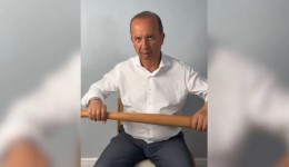 Governador aparece com taco de beisebol em vídeo que comenta possível escolta a MST