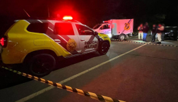 Pai e filho são mortos a tiros enquanto estavam em veículo na PR-473