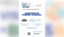 Rotary Club promove atendimentos visuais gratuitos pelo Projeto Visão + Brasil