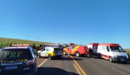 Grávida de oito meses morre em acidente com ambulância na BR-369
