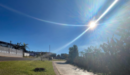 Sol predomina no fim de semana e temperaturas ficam amenas