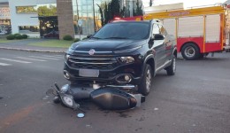 Acidente na Av. Washington Luís deixa mulher de 26 anos ferida