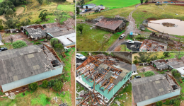 SC registrou ao menos seis tornados na virada para o inverno