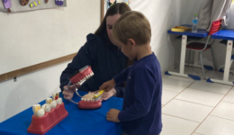 Escola Vila Marina recebe ação de educação em saúde bucal