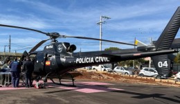 Idoso com suspeita de AVC é transferido de helicóptero de Pinhalzinho para Chapecó