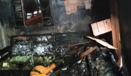 Incêndio em residência mobiliza Corpo de Bombeiros