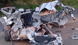 Violenta colisão ceifa a vida de dois homens em Frederico Westphalen