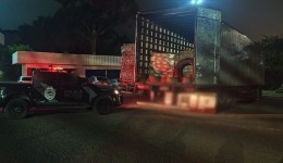 Carreta com quase 19 mil produtos é apreendida e prejuízo ao crime passa de R$ 482 mil