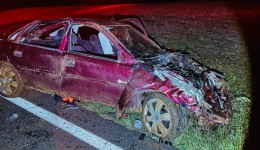 Capotamento na PR-886 mata motorista em Santa Izabel do Oeste