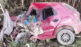 Mãe e filho morrem em grave acidente na BR-153