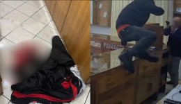 Foragido por roubo entra em joalheria para ver alianças, saca arma, pula balcão e acaba baleado pelo proprietário