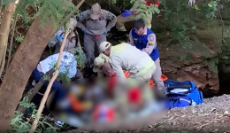 Adolescente de 13 anos sofre afogamento em córrego
