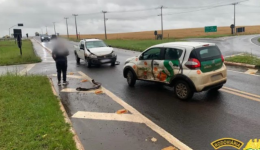 Colisão na PR-281 envolve dois veículos e deixa um ferido
