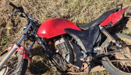 Colisão entre moto e carro deixa homem ferido no Oeste de Santa Catarina