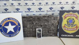 PF e Receita Federal confisca mais de 500 kg de entorpecentes e mercadorias ilegais