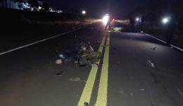 Motociclista morre atropelado na BR-14 e motorista foge do local