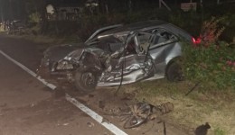 Motorista morre em acidente com dois veículos na SC-283