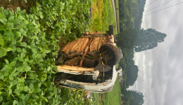 Capotamento na PR-562 deixa homem em estado grave