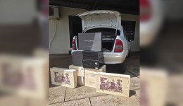 ROTAM do BPRv apreende carga de vinhos argentinos durante abordagem