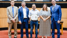 HRTGB-Santé recebe Certificado Responsabilidade Social da Alesc
