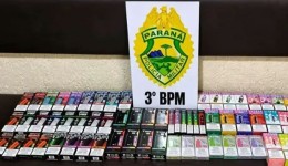 Motorista é preso com 65 cigarros eletrônicos durante fiscalização