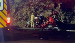 Acidente na PR-483 deixa um morto e dois feridos