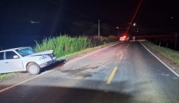 Motorista embriagada causa colisão frontal que deixa seis feridos