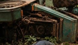 Trabalhador fica ferido após acidente com máquina agrícola