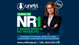 UNETRI promove curso de extensão sobre NR-1 e Saúde Mental no Trabalho