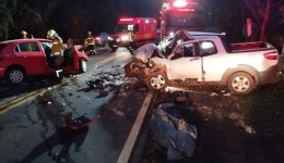 Jovem morre e duas pessoas são socorridas com ferimentos após acidente na SC-160