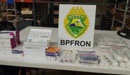 BPFRON apreende medicamentos para emagrecimento contrabandeados durante operação
