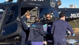 Criança é transferida de helicóptero após acidente com ônibus que deixou três mortos em SC