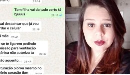 Mulher morre após denunciar falta de médicos e enviar mensagens de despedida à mãe