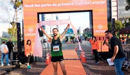A 1ª Corrida Laranja foi uma grande confraternização