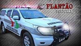 Homem é preso após agredir companheira com cabo de rodo